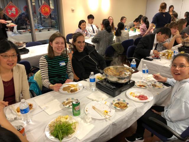 Chinese hot pot dinner following the closing ceremony Chinese hot pot dinner following the closing ceremony